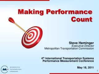 Making Performance Count