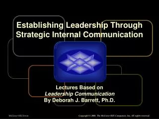 Establishing Leadership Through Strategic Internal Communication
