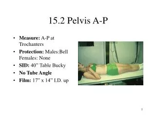 15.2 Pelvis A-P