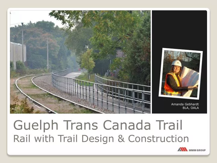 guelph trans canada trail rail with trail design construction