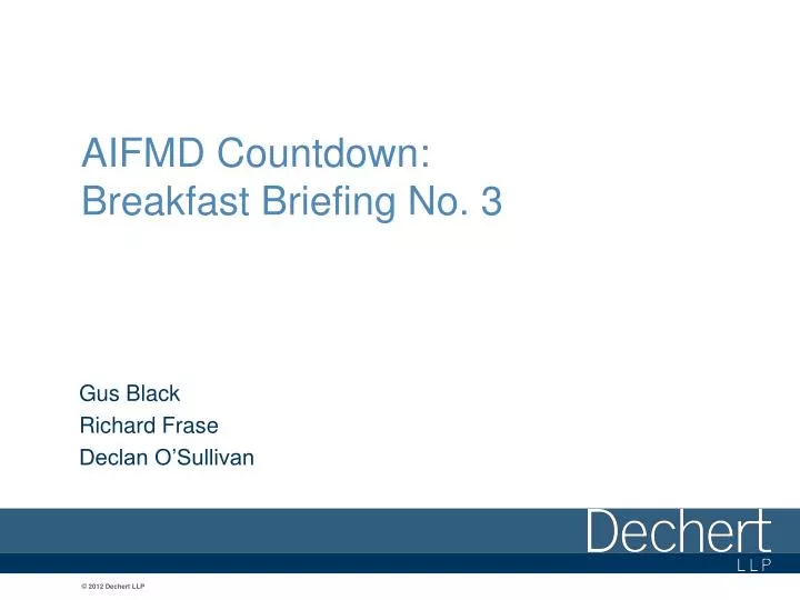 aifmd countdown breakfast briefing no 3