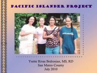 Pacific Islander Project