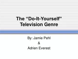 The “Do-It-Yourself” Television Genre