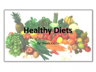 Healthy Diets