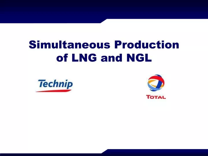 simultaneous production of lng and ngl