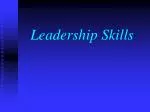 Leadership Skills - slide 1