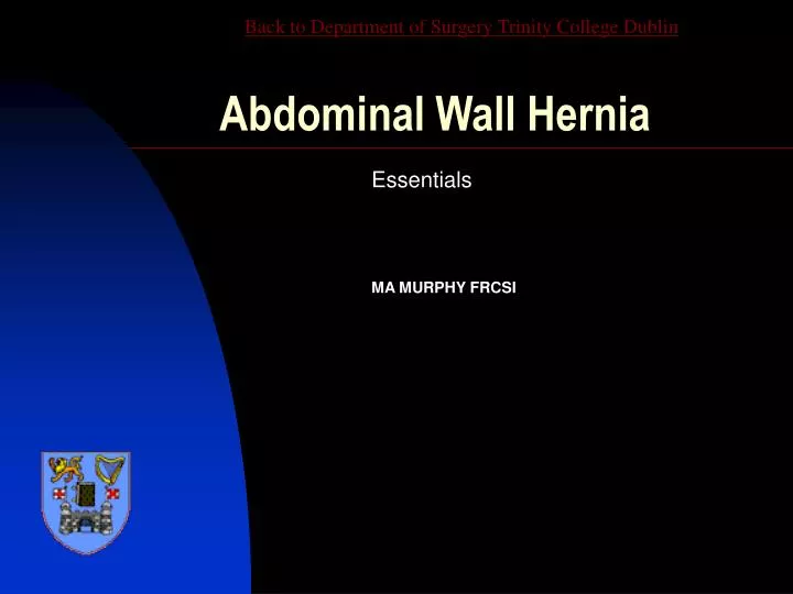 abdominal wall hernia