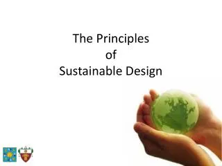 The Principles of Sustainable Design
