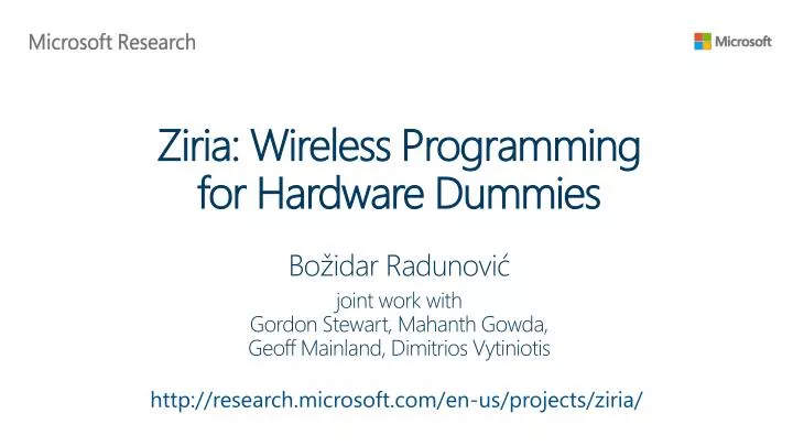ziria wireless programming for hardware dummies