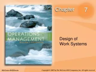 Design of Work Systems