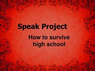 Speak Project