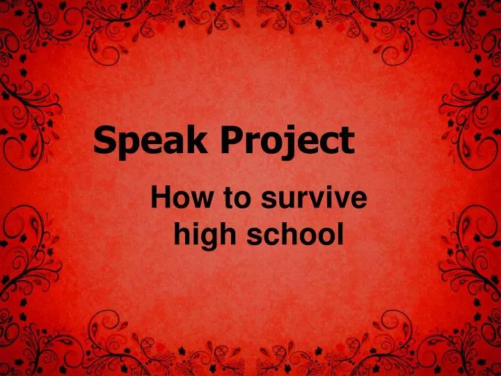 speak project