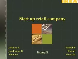 Start up retail company