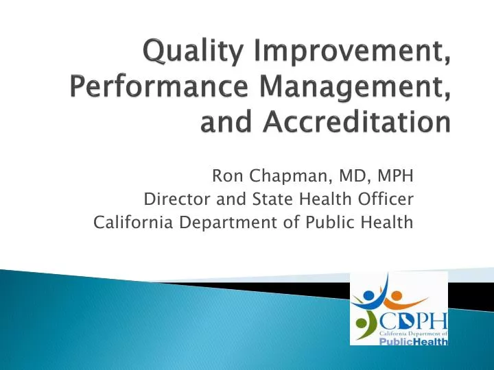 quality improvement performance management and accreditation