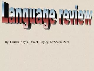 Language review