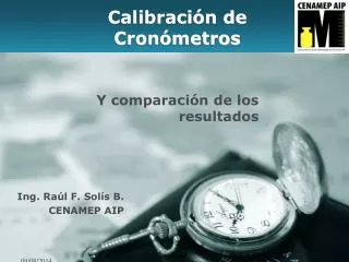 y comparaci n de los resultados