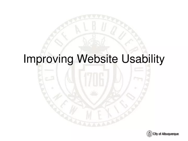 improving website usability