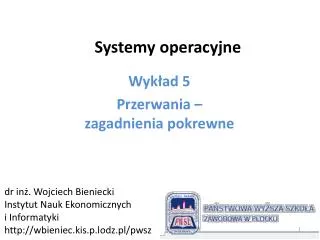 systemy operacyjne
