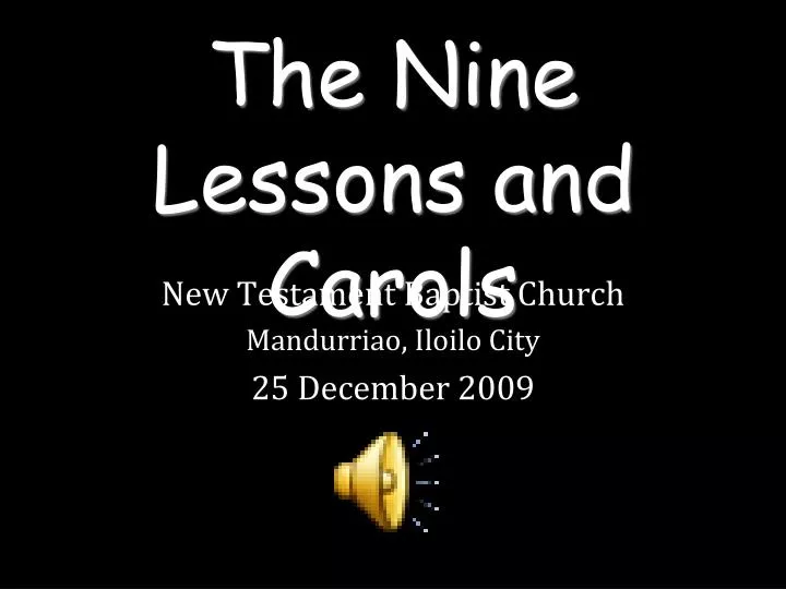 the nine lessons and carols