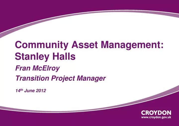 community asset management stanley halls