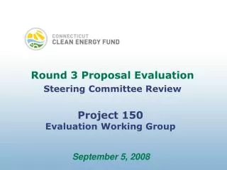 Project 150 Evaluation Working Group