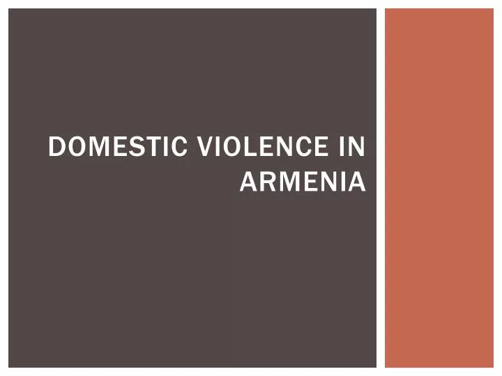 domestic violence in armenia
