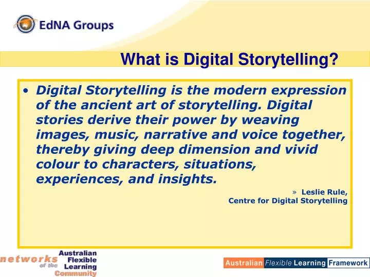 what is digital storytelling