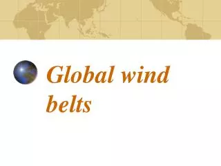 Global wind belts