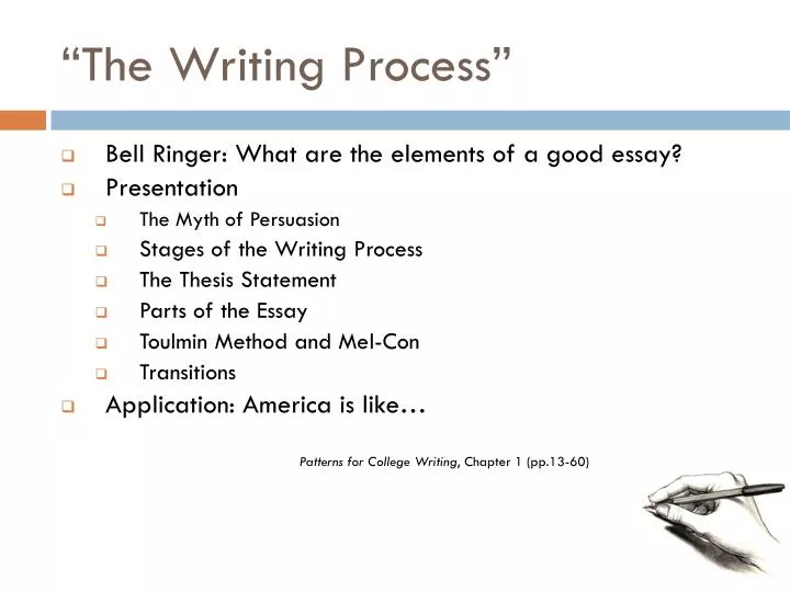 the writing process