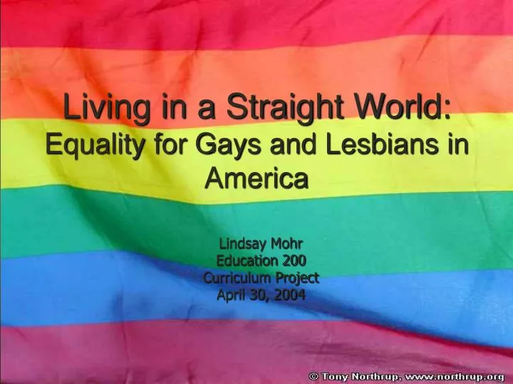 living in a straight world equality for gays and lesbians in america