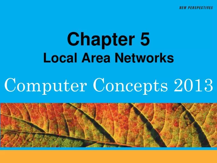 chapter 5 local area networks