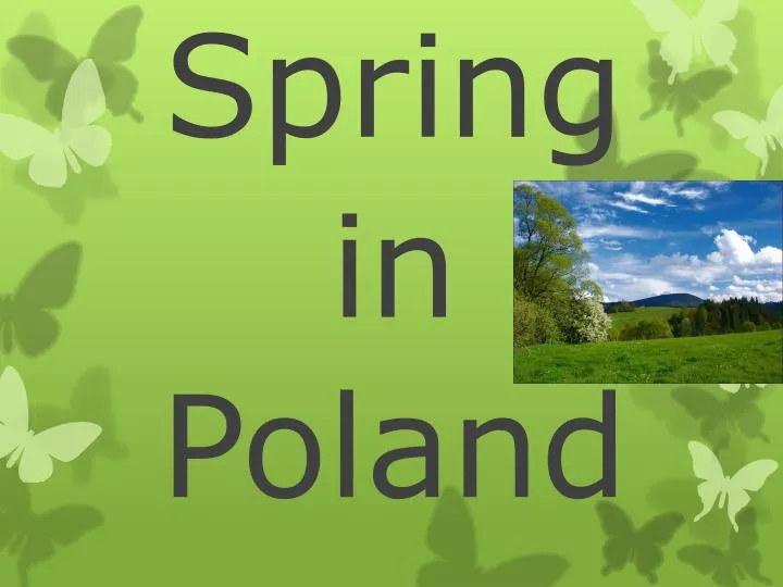 spring in poland