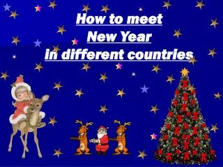 How to meet New Year in different countries