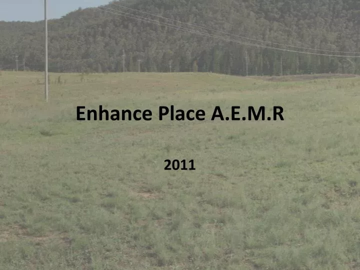 enhance place a e m r