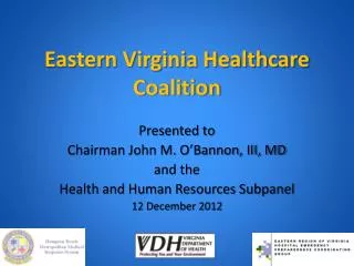 Eastern Virginia Healthcare Coalition