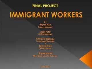 Immigrant Workers