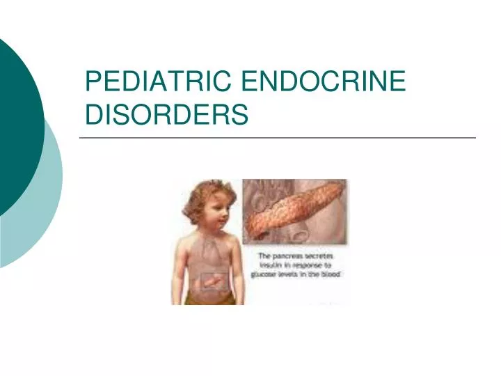 pediatric endocrine disorders