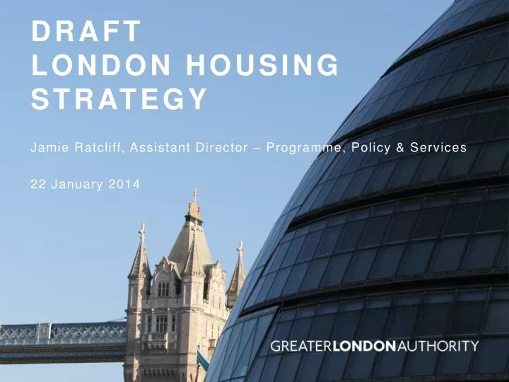 draft london housing strategy