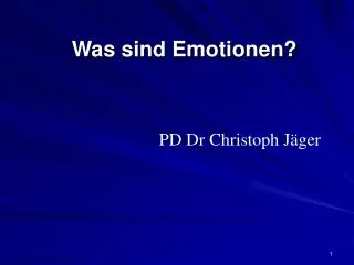 was sind emotionen