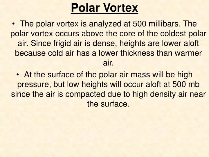 polar vortex