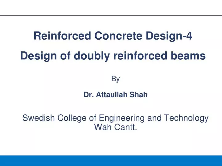 by dr attaullah shah swedish college of engineering and technology wah cantt