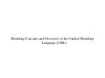 Modeling Concepts and Overview of the Unified Modeling Language (UML) - slide 1