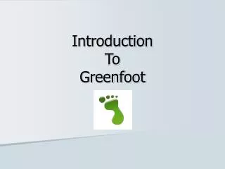 Introduction To Greenfoot