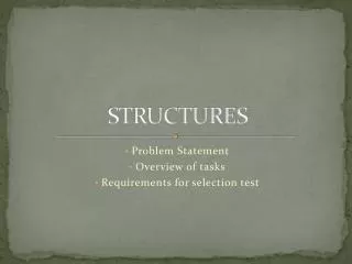 STRUCTURES