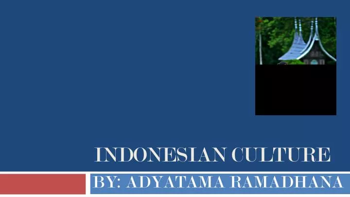 indonesian culture