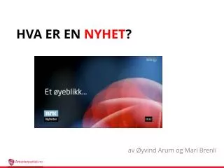 hva er en nyhet