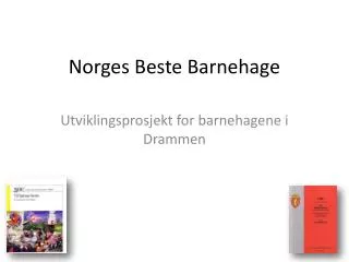 norges beste barnehage