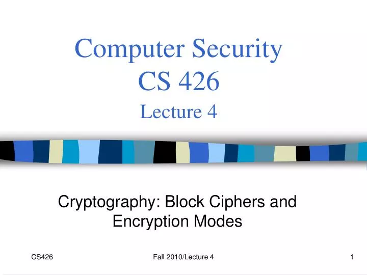 computer security cs 426 lecture 4