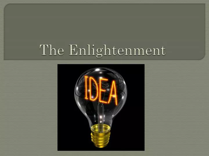 Ppt The Enlightenment Powerpoint Presentation Free Download Id3096066 3364