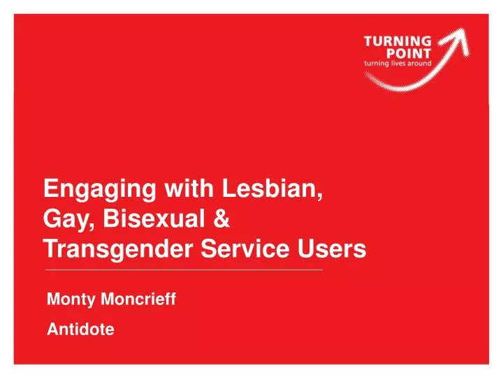 engaging with lesbian gay bisexual transgender service users